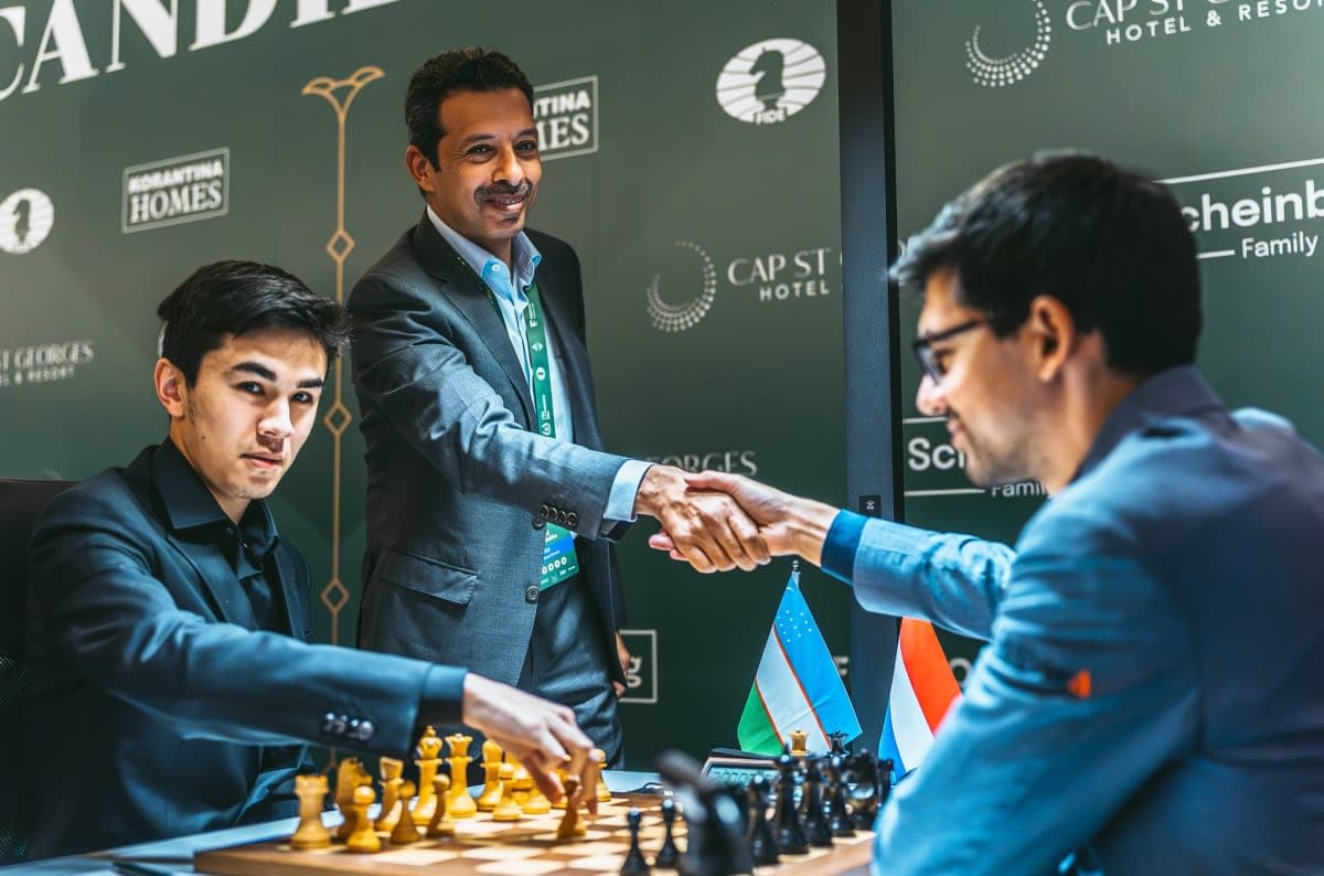 FIDE Candidates 2026 Round 7: Sindarov Reaches Historic 6/7 at Halfway, Vaishali Closes In on Muzychuk