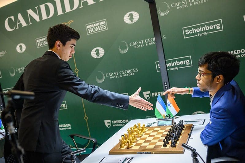 FIDE Candidates 2026 Round 10: Sindarov Beats Pragg AGAIN to Pull Two Points Clear, Vaishali Takes Sole Lead