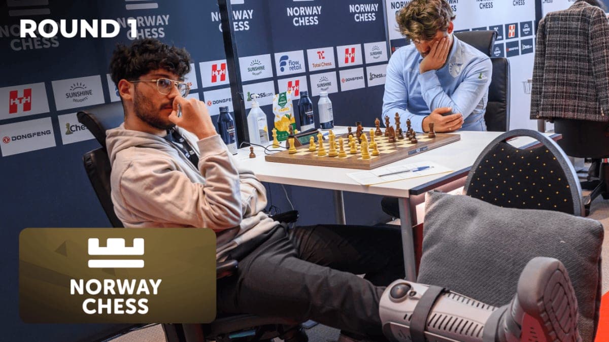 Norway Chess 2026 Round 1: Firouzja Stuns Carlsen as Gukesh Survives Marathon