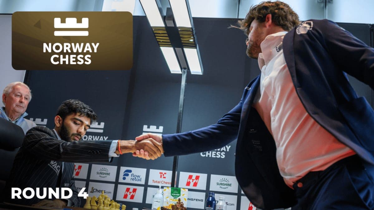 Norway Chess 2026 Round 4: Carlsen Exorcises the Table-Slam Ghost Against Gukesh