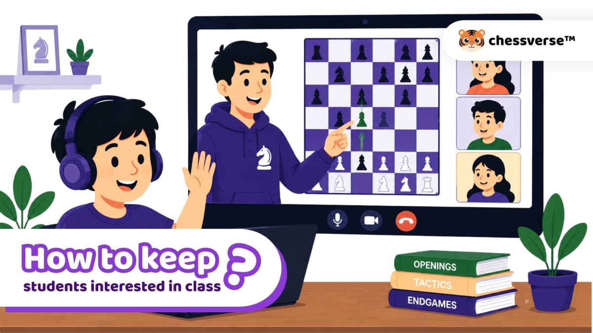 Kids Online Chess Classes: How to Hold Their Attention