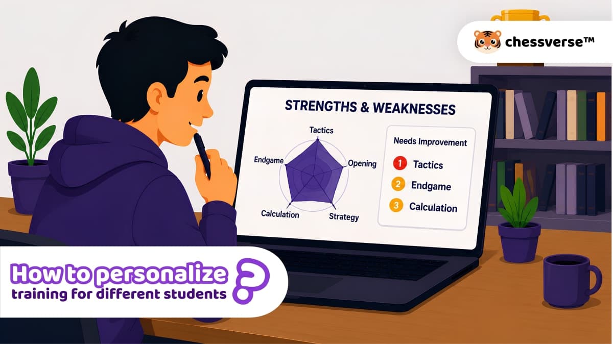 Personalized Chess Coaching: Tailoring Lessons per Student