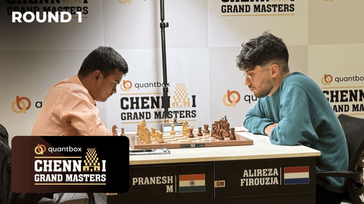 Chennai Grand Masters 2026: Firouzja Strikes First in Round 1