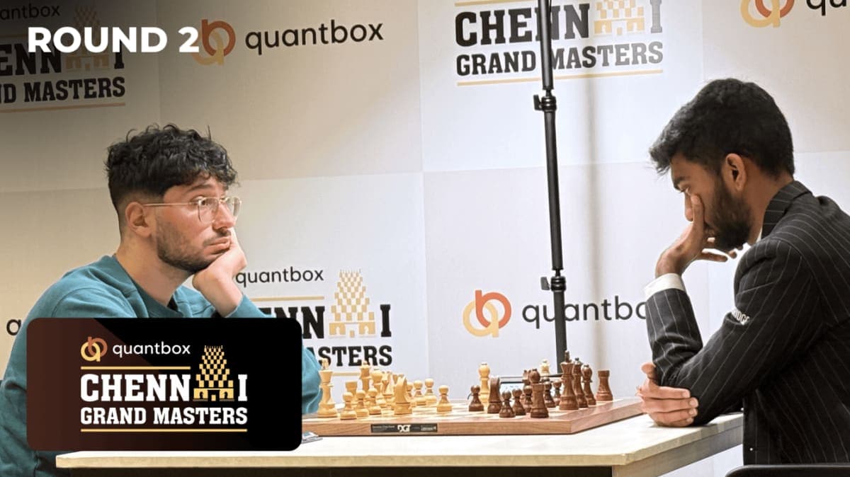 Chennai Grand Masters Round 2: Firouzja Downs Gukesh for 2/2