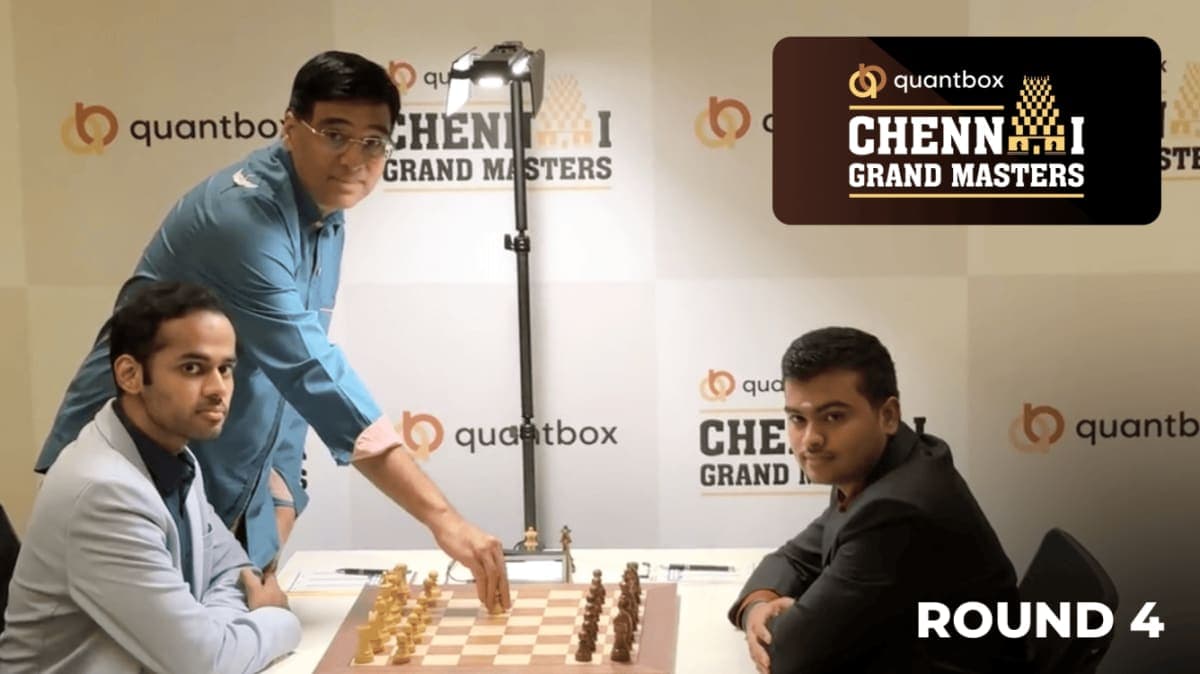Chennai Grand Masters Round 4: All Four Games Drawn