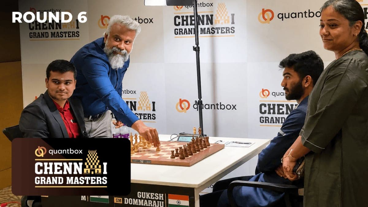Chennai Grand Masters Round 6: Firouzja Retakes the Sole Lead