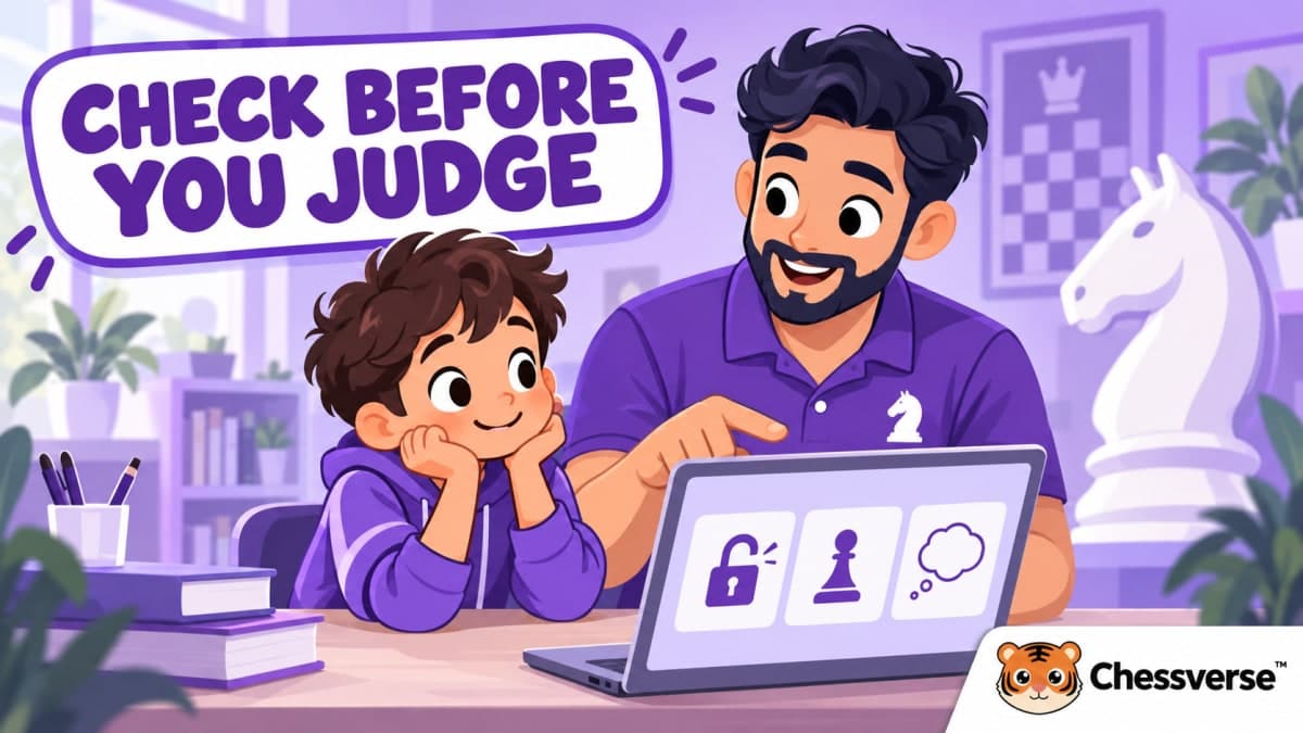 Chess Homework Access: Check Before Judging Ability