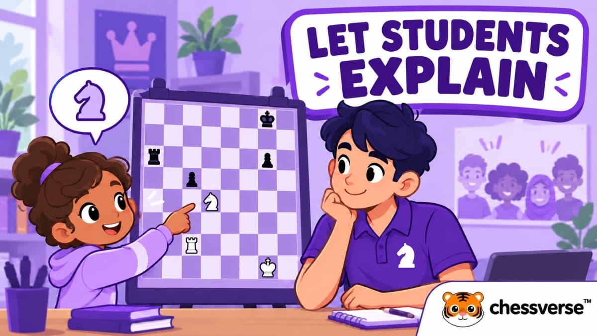 Shared Chessboard Lesson: Let Students Explain the Move