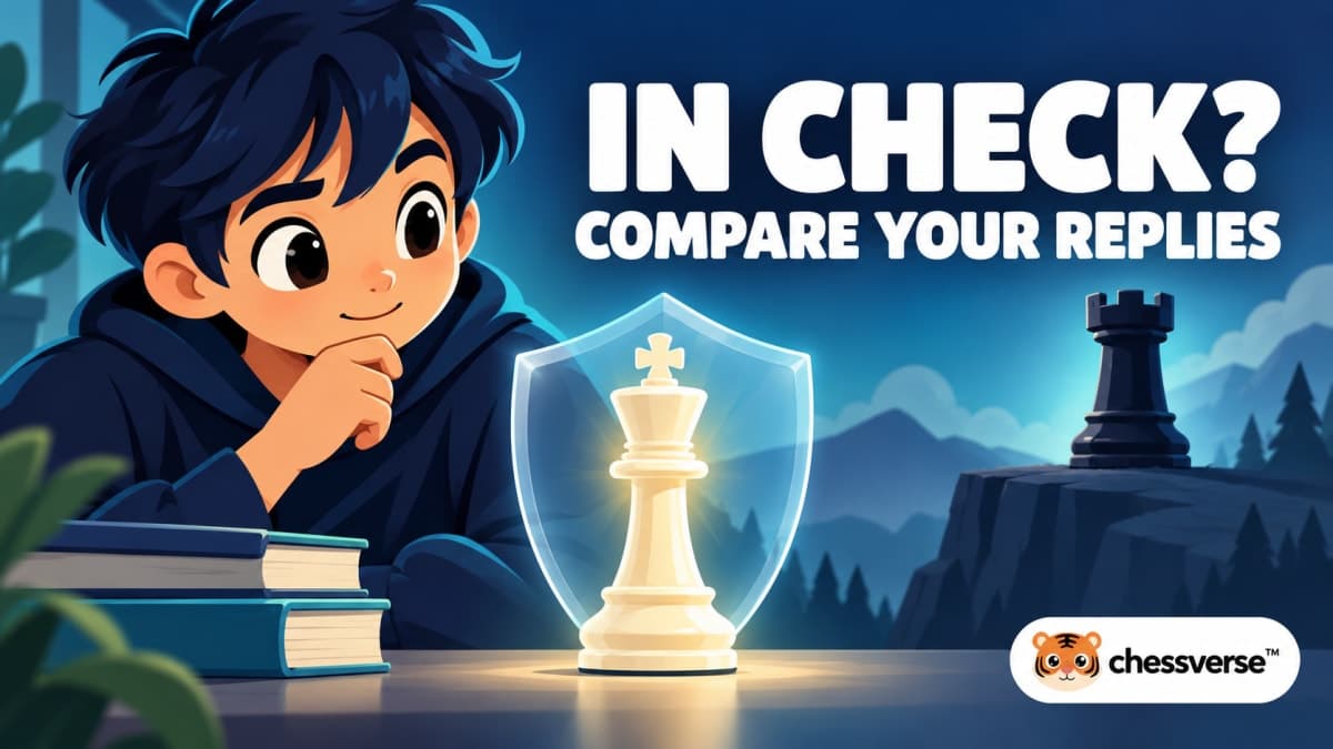 Respond to Check: Compare Your Legal Chess Moves