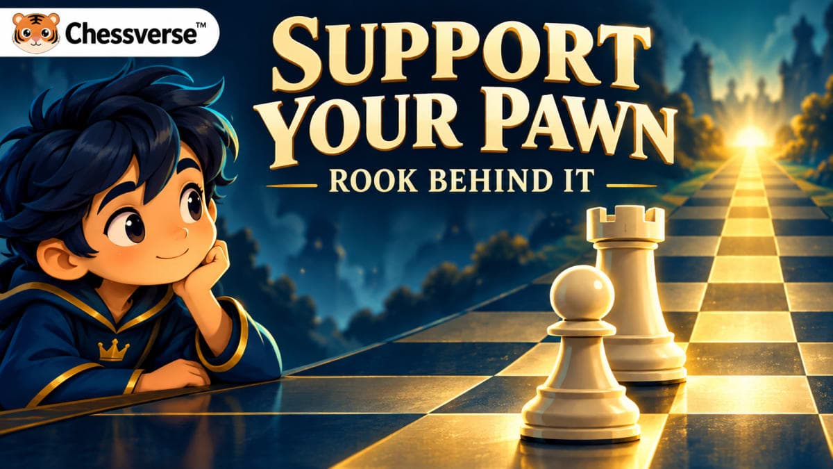 Rook Behind a Passed Pawn: Support the Advance