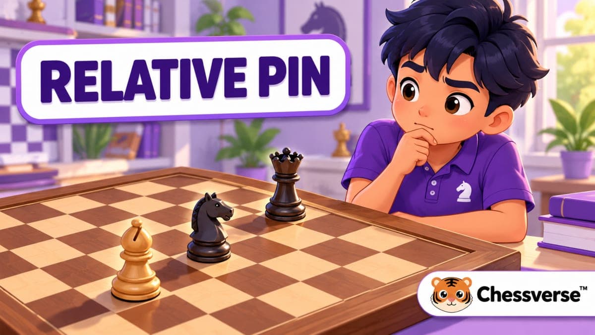 Relative Pin in Chess: When a Piece Can Move but Lose Material