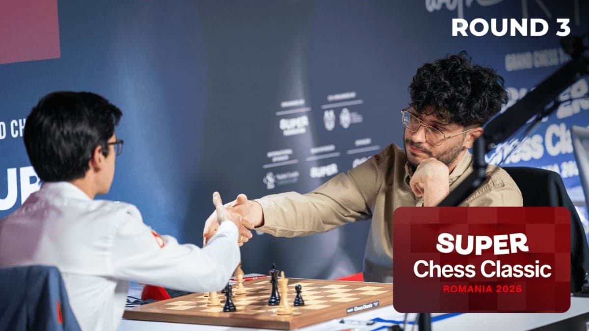 Super Chess Classic Romania 2026 Round 3: Dutch Duo Strikes as Giri and Van Foreest Win