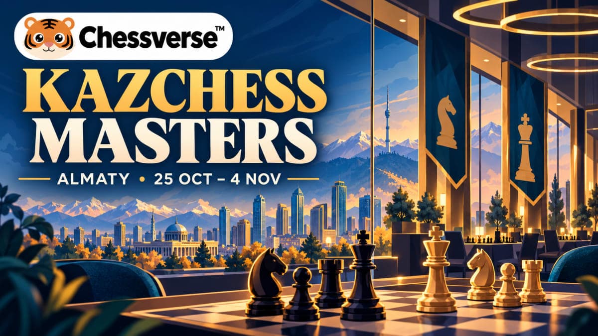 KazChess Masters 2026 Begins October 25: What to Follow in Almaty